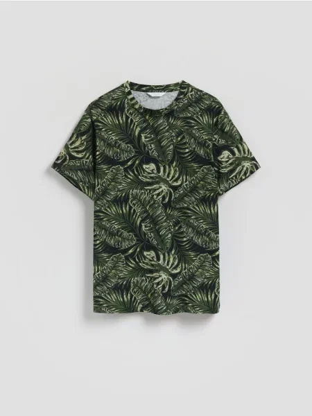 Reserved Tricou regular fit negru