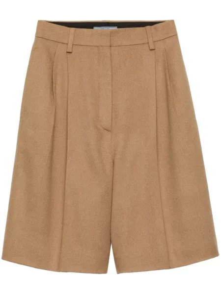 パンツ PRADA Women Shorts Burmudas P272HSOOO14WQ F0241 Brown Szorty damskie Prada - kolekcja Jesień 2025 | Shopsy.pl