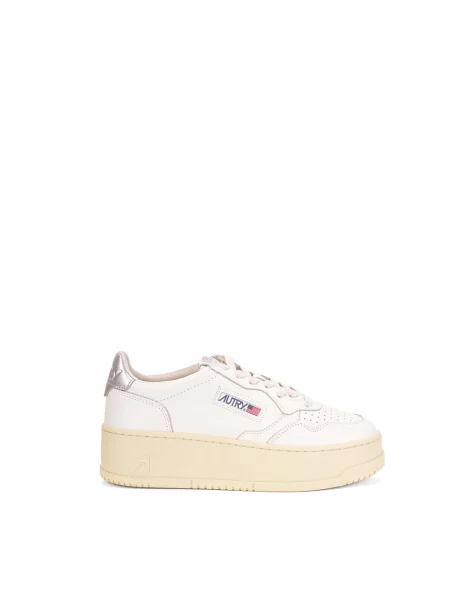 Sneakersy Autry skórzane białe