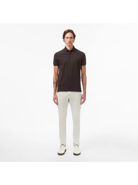 Поло Lacoste коричневое