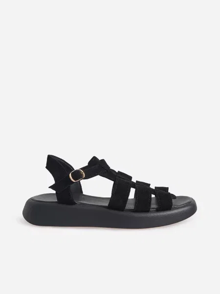 Замшеві Сандалії ISSA Plus чорний