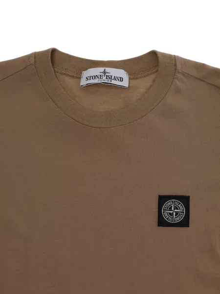 Koszulka dziecięca Stone Island brązowa