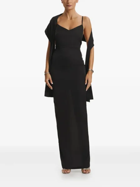 Rochie maxi Cuanna de costum negru