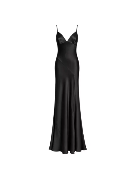 Długa sukienka maxi Alberta Ferretti czarna