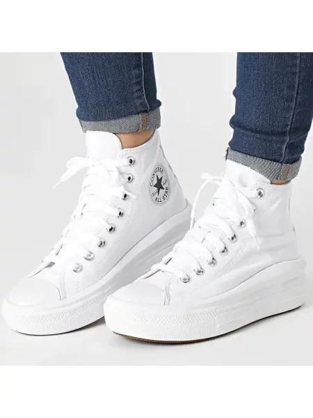 Converse Chuck Taylor All Star Move High Top Kobiety Buty sportowe Converse Size: biały