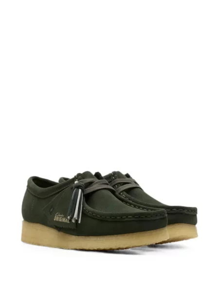Pantofi loafer Clarks Originals verde