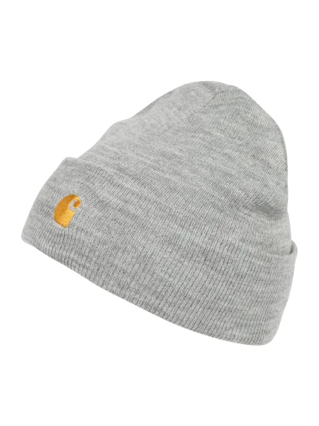 Carhartt WIP Chase Beanie Grey Heather/ Gold gri