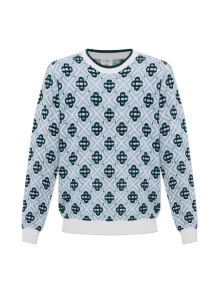 Bluza Casablanca wełniana niebieska