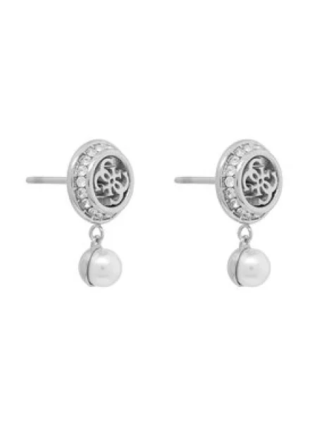 Guess naušnice za žene TINY PEARLY bijela