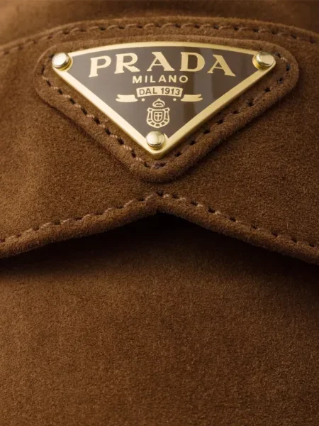 Pantofi loafer Prada maro