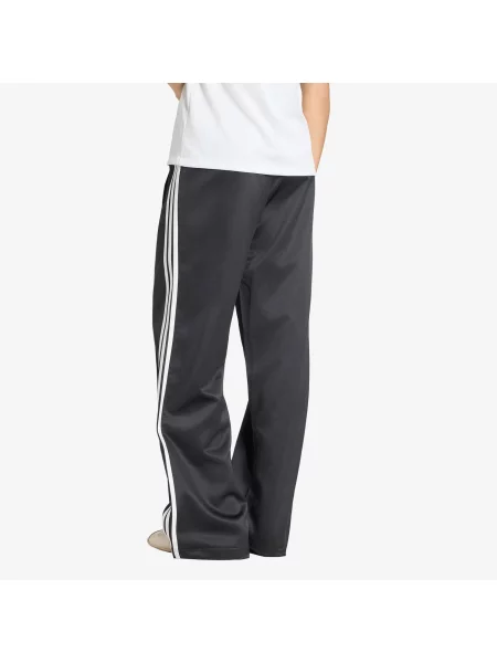 Satenske trčanje hlače Adidas Originals crna