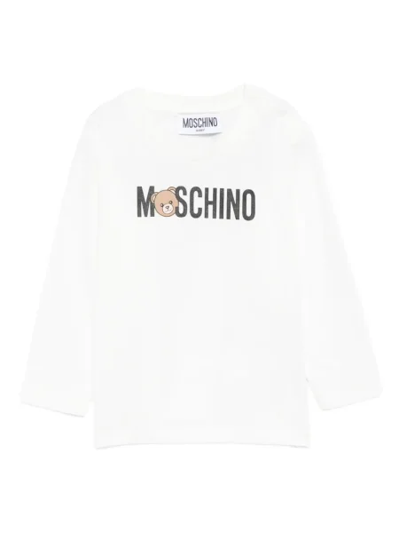 Koszulka dziecięca Moschino biała