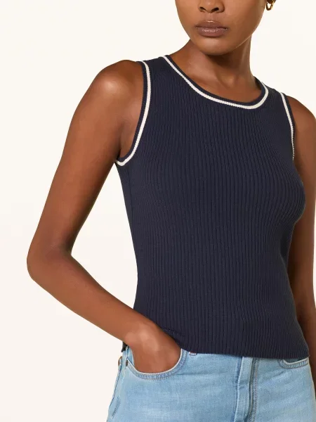 Dzianinowy top Weekend Max Mara biały