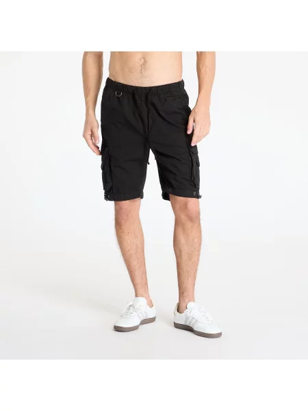 Szorty Urban Classics Double Pocket Cargo Short Black M czarne