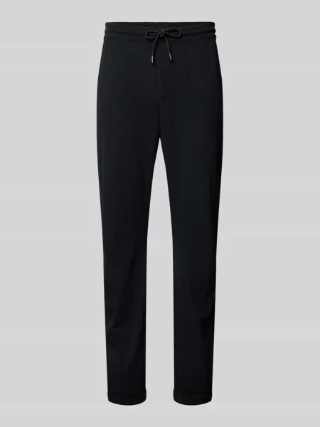 Chinosy z dodatkiem Tom Tailor Denim czarne