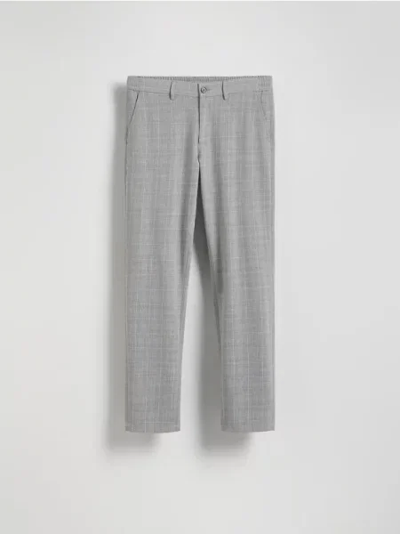 Reserved Pantaloni chino slim cu adaos de gri-neutru gri