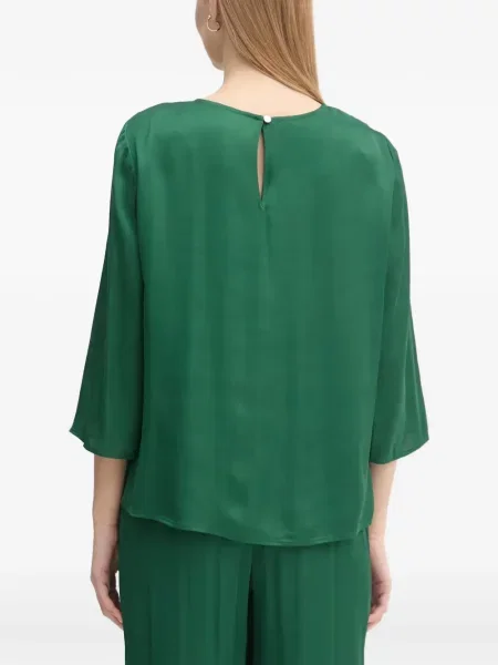 Bluză Marc Aurel din satin verde