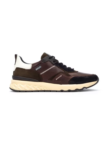 Sneakersy Pikolinos skórzane brązowe