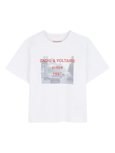 Koszulka dziecięca Zadig & Voltaire biała