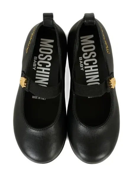 Balerinki dziecięce Moschino czarne