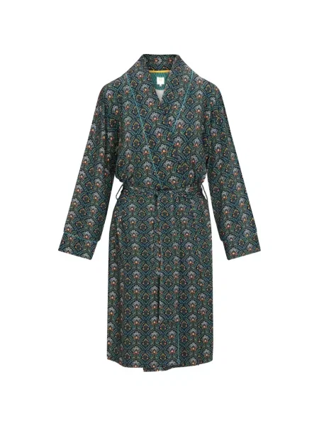 Halat Pip Studio cu model floral cu imagine verde