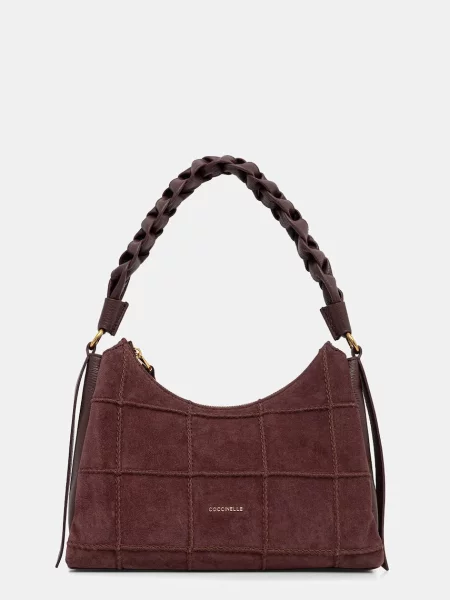 Coccinelle geantă shopper pentru femei din piele întoarsă
