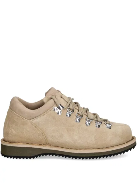 Botine Diemme cu șireturi din piele de căprioară maro