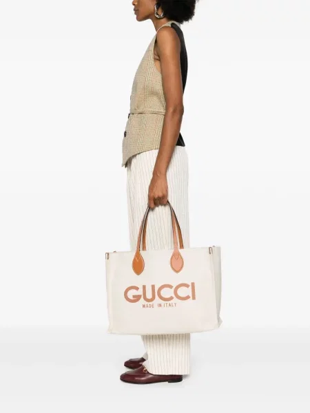 Geantă shopper Gucci cu imagine