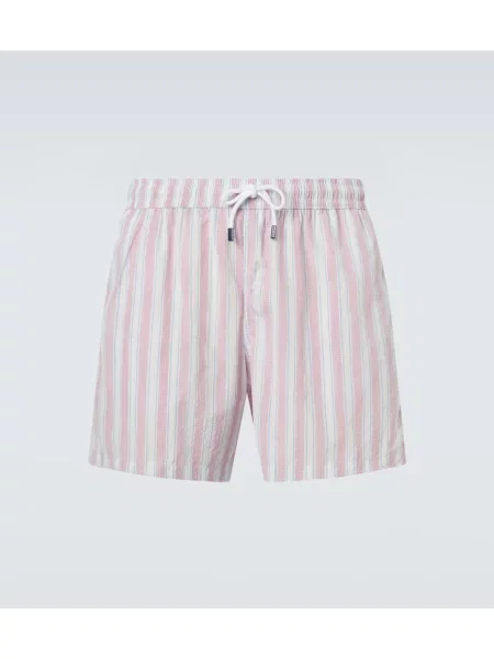 Plavalne hlačke Fedeli s črtami roza