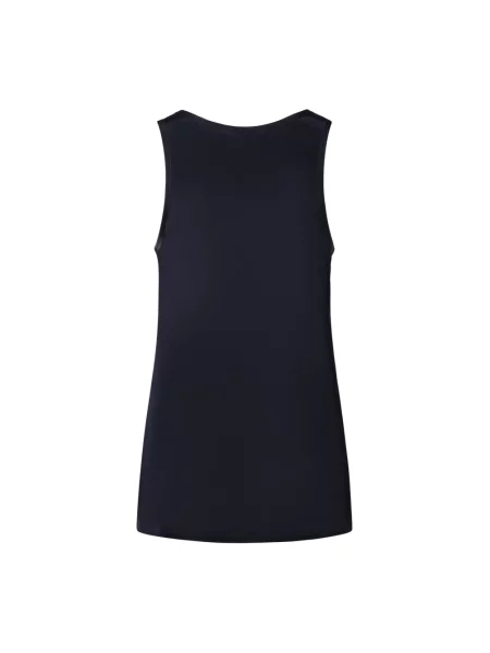 Top Max Mara bez rękawów niebieski