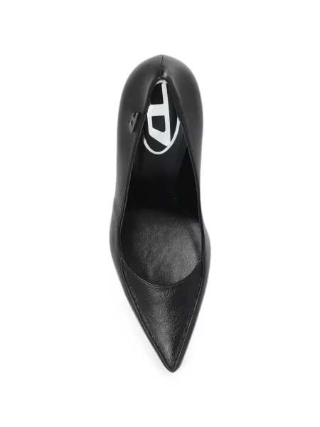 Pantofi cu toc Diesel din piele negru