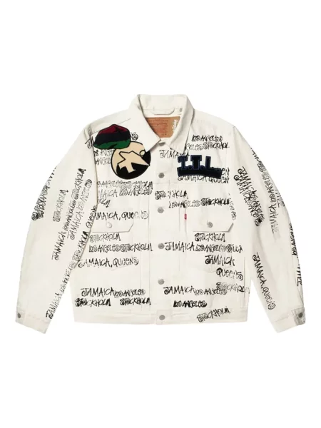 Дънково яке Denim Tears бяло