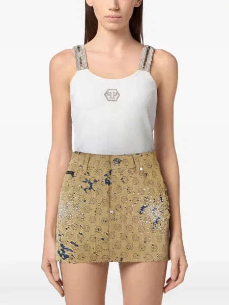 Fusta mini Philipp Plein din jacard