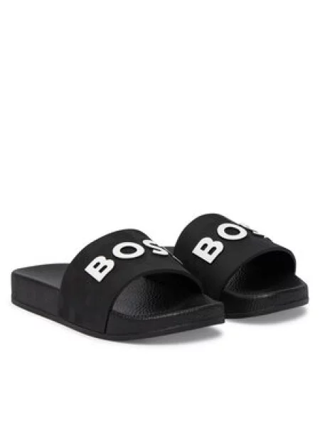 Dětské pantofle Boss černé