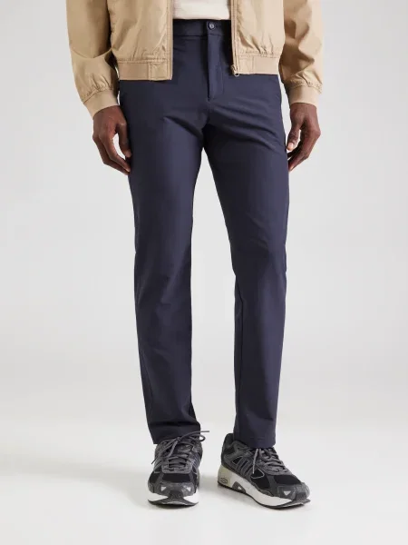 BOSS Chino hlače Commuter-Slim temno modra