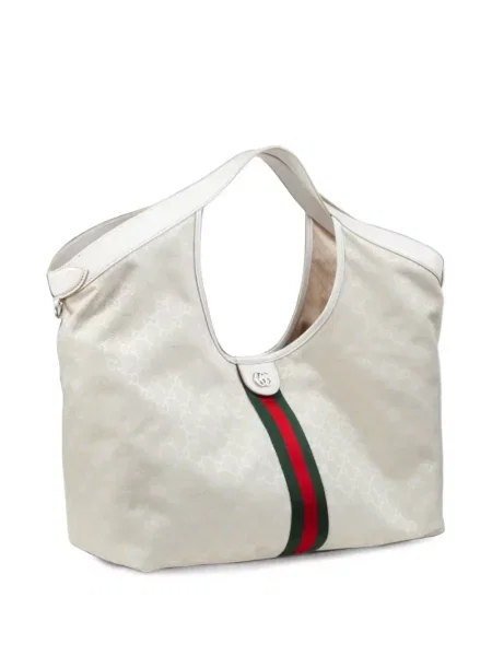 Geantă shopper Gucci alb