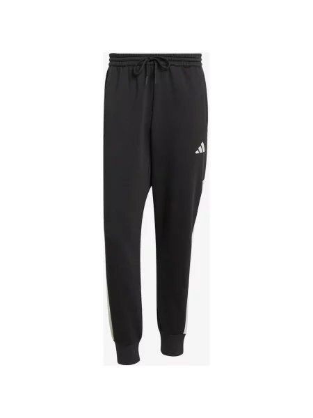 Spodnie długie adidas Seasonal Essentials Colorblock czarne. XS czarne