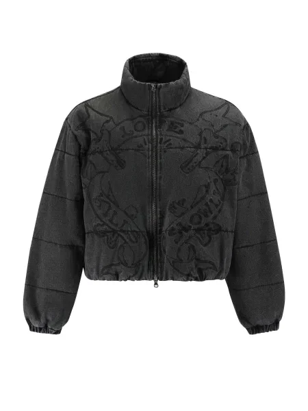 Ed Hardy Geacă de iarnă Love Kills denim negru