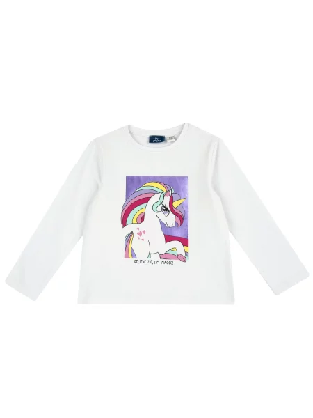 Дитячий Лонгслів Chicco білий