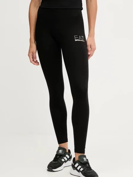 Emporio Armani leggings női elasztánnal fekete