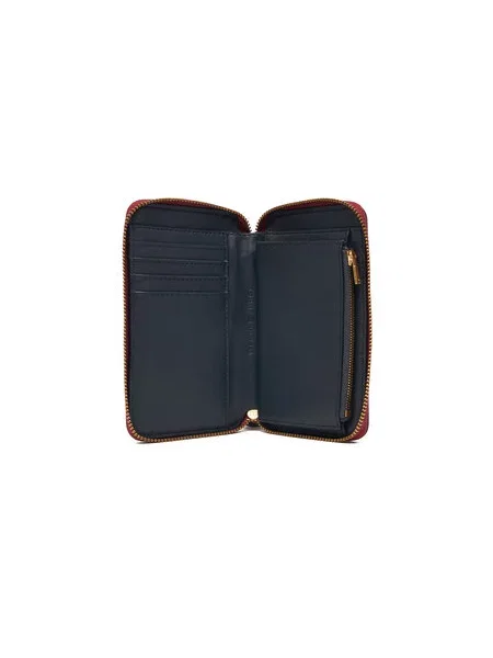 Tommy Hilfiger Piniginė Th Leather Med Za Wallet raudona