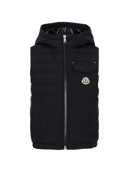 Kamizelka dziecięca Moncler Enfant niebieska
