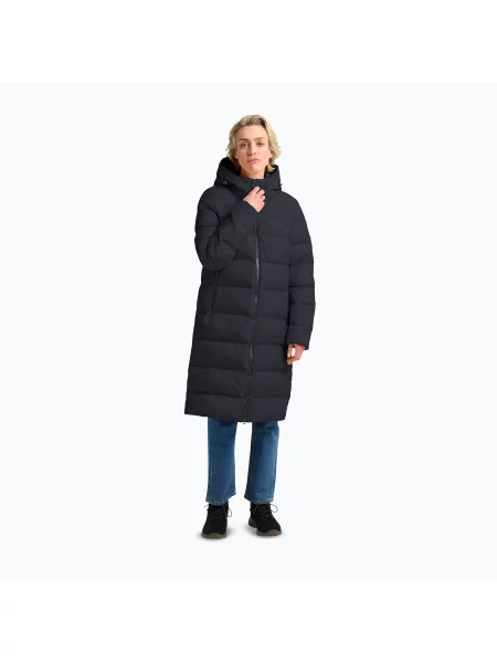 Palton cu puf pentru femei Jack Wolfskin Frozen Palace Coat dark navy marină