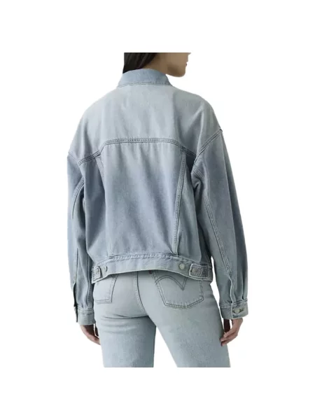 Levi's geacă jeans de tranziție albastru