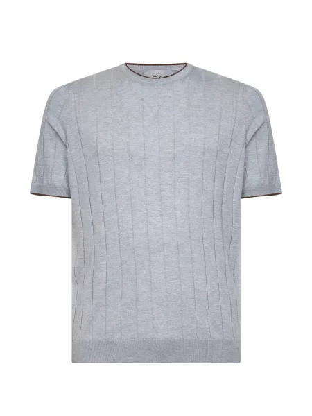 Tricou D4.0 cu nervuri albastru
