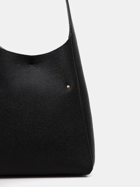 Geanta de piele Tory Burch din piele negru