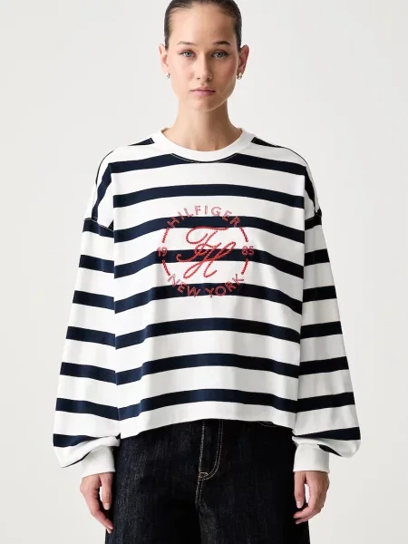 Tricou cu mânecă lungă Tommy Hilfiger