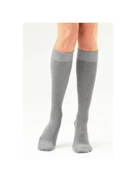 Меланжевые носки Legs черные