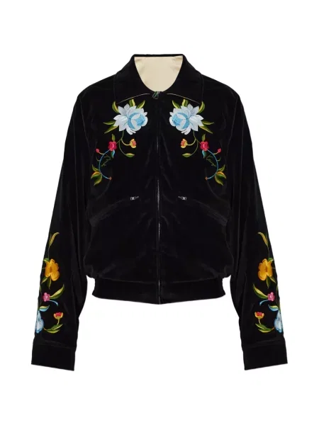 Geacă Kenzo de catifea negru