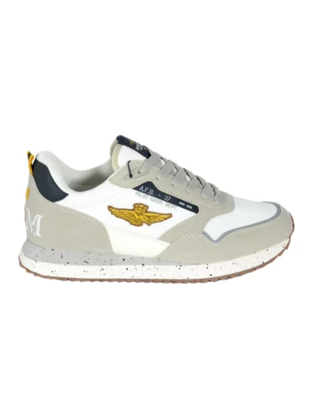 Sneakersy Aeronautica Militare szare